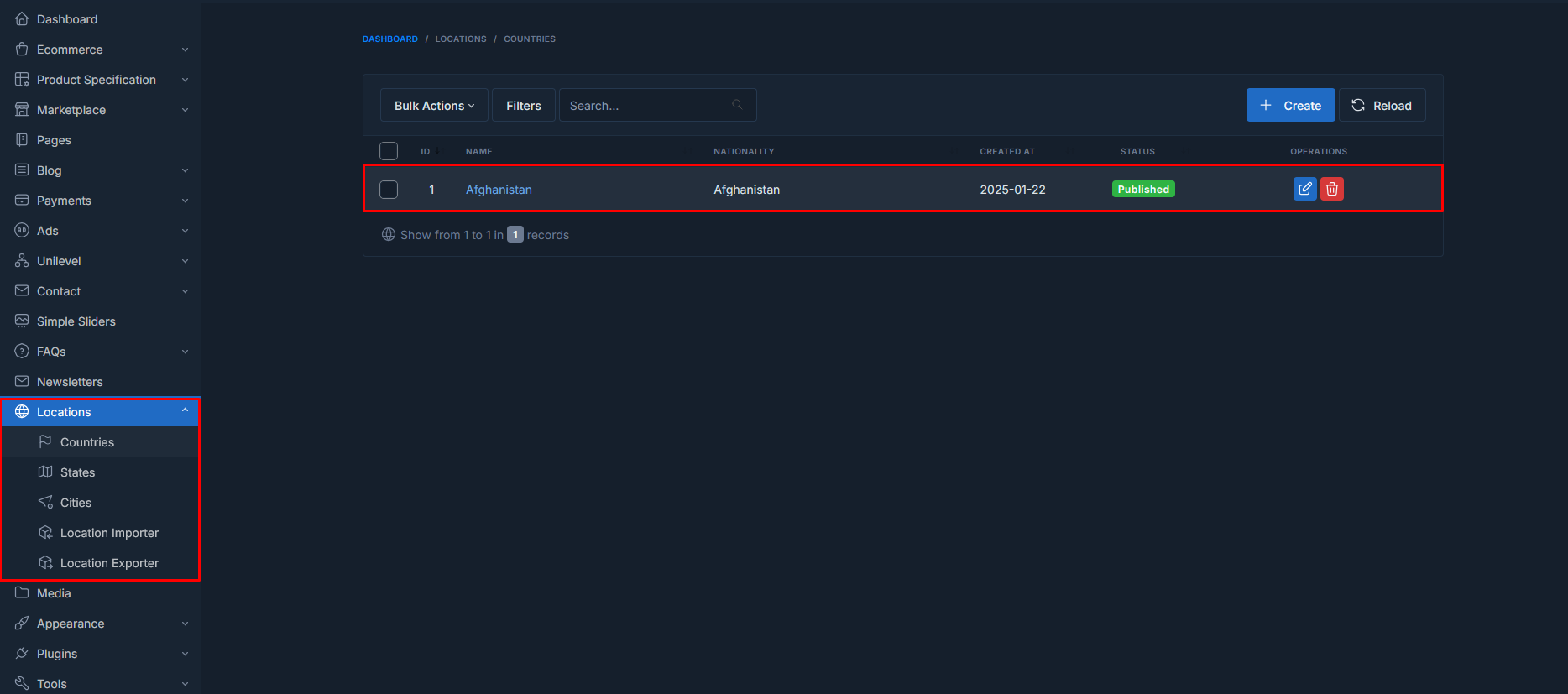 Unilevel mlm Basic location